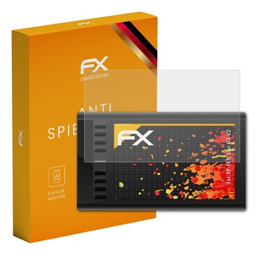 atFoliX 2x Displayfolie für XP-PEN Star 03 V2 Schutzfolie matt&stoßfest Folie