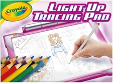 Crayola Light up Tracing Pad - Pink, Art Kit for Kids, Kids Toys & Games, Light 