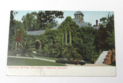 c1910 Chemistry Building University of California Berkeley Postcard Cal Bears