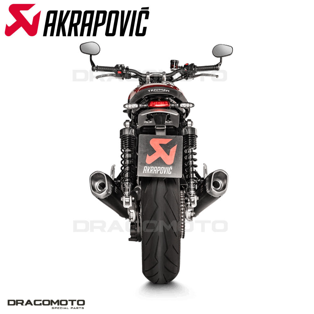 TRIUMPH Speed Twin Thruxton 1200 2019-2020 Scarico AKRAPOVIC