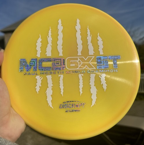 NEU Discraft ZONE Limited Edition Paul McBeth 6x Claw ESP Matt White & Silver