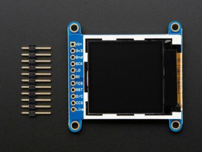 Adafruit 1.44'' Color TFT LCD Display with MicroSD Card breakout - ST7735R
