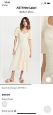 astr the label Baldwin Cream Dress, Small
