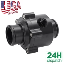 Aluminum Inline Thermostat Housing & Sensor Port For 1-1/2" Hose 1.5" -16AN , US