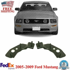 Front Bumper Side Brackets Set Steel Left & Right Side For 05-09 Ford Mustang