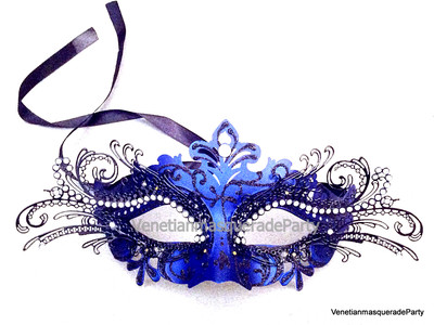 Princess Masquerade Ball Mask Venetian Luxury Laser cut Burlesque Prom Party