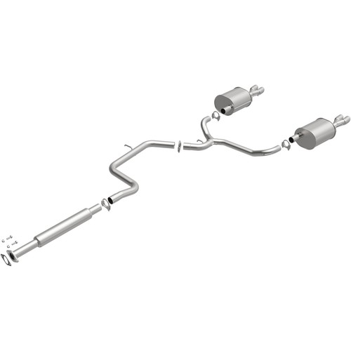 Stainless Steel Y-Pipe Resonator For 2003-2008 Pontiac Grand Prix 3.8L (Dual Exhaust)