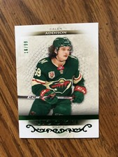 2021-22 Upper Deck Artifacts Rookie Calen Addison Wild Numbered /99 Green