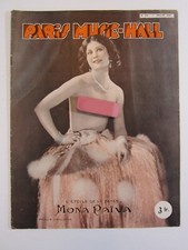 Paris Music-Hall #216, July 1930 VG/FN  Josephine Baker Feature!  Rare Magazine!