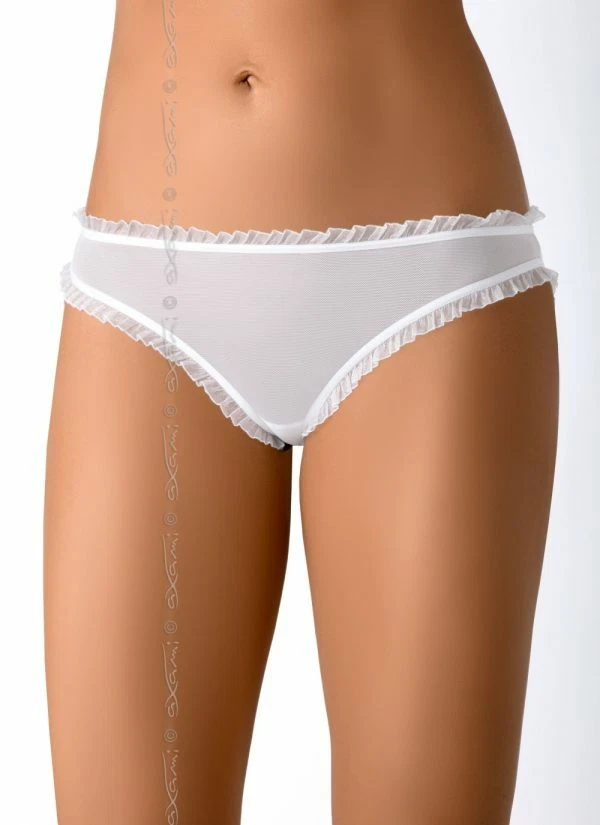 Axami Lingerie Small Sheer White Knickers V-7253 "Shine" Erotic Panties BNIB - Image 1 of 2