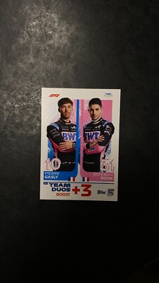 Topps Turbo Attax Formula 1, Nr. 57 Pierre Gasly & Esteban Ocon Team Duos