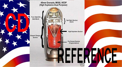  40mm CD REFERENCE U.S. BLOOPER M79-203 MK19 GRENADE GUNS & AMMO NUMBER 2 A 