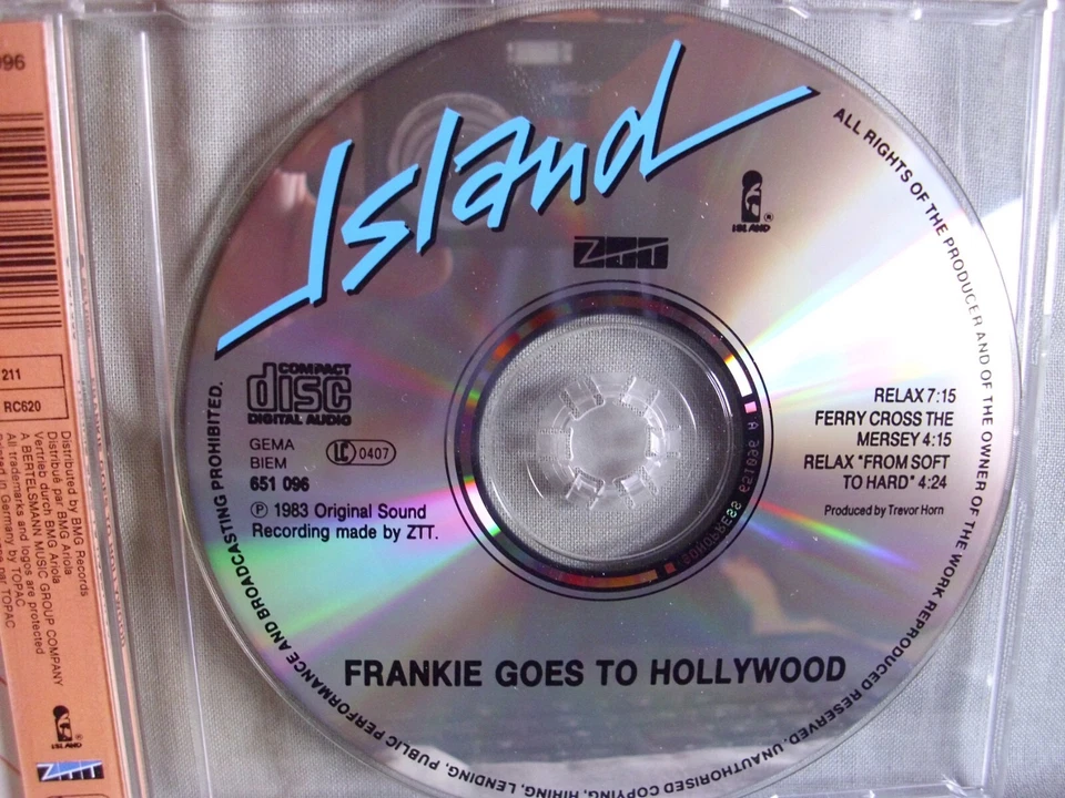 Frankie goes to Hollywood/ FGTH- Relax- 3-Track-MCD - Bild 2 von 2
