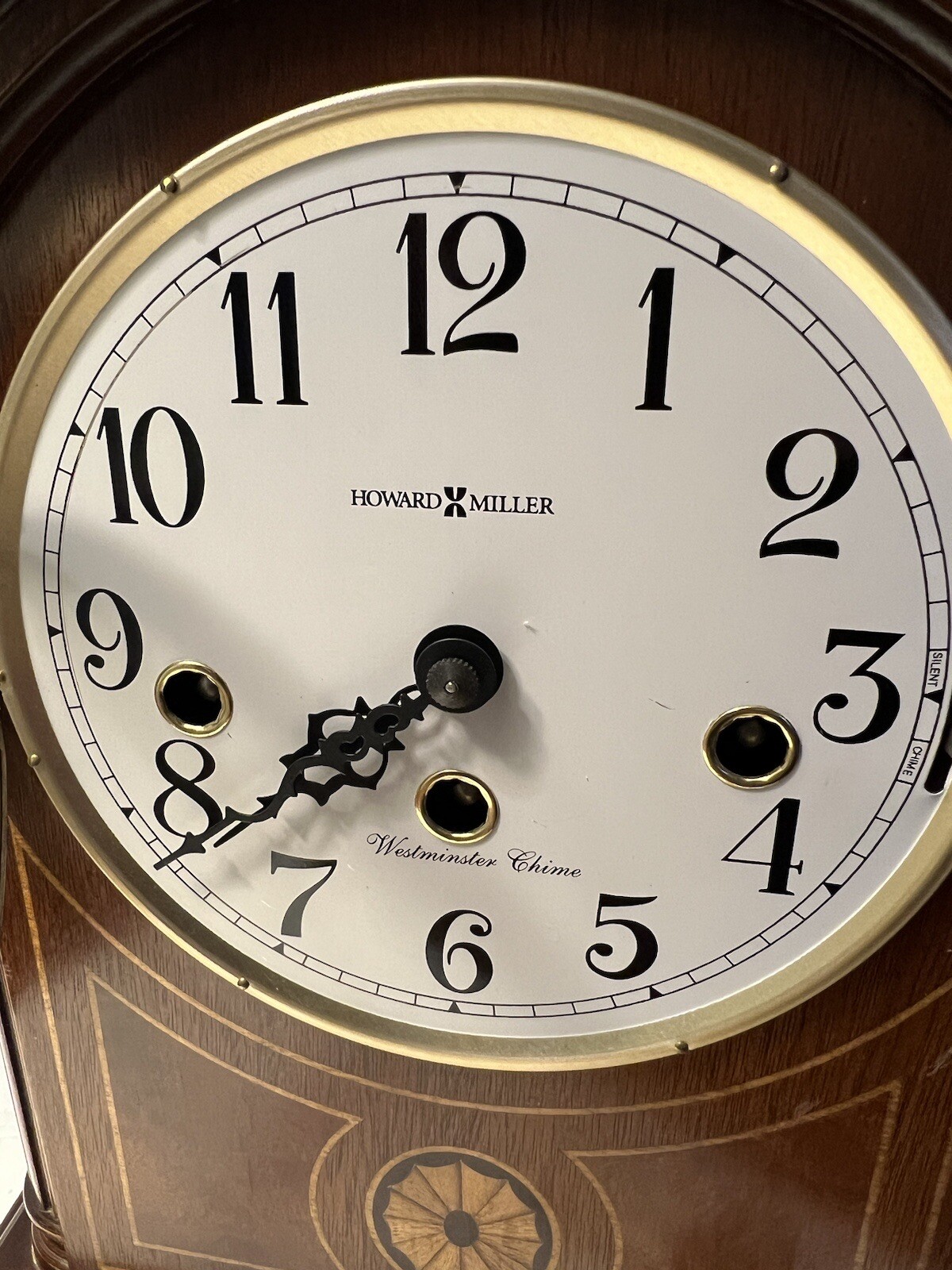 Howard Miller Barrister Mantle Clock Westminster Chimes Model 613180 Works! eBay