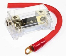 ANL Fuse Fuseholder Inline Battery Install Kit 1/0 AWG Gauge 1 FT 80 AMP