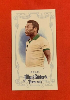2013 Topps Allen & Ginter #130 Pele Mini A&G Back Variation Soccer Legend