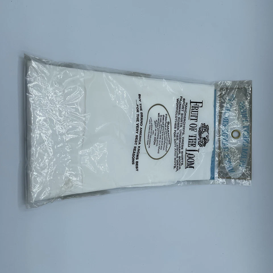 Pañuelos prensa permanente vintage NOS 70s 80s Fruit Of The Loom para hombre paquete de 3 Foto 2 de 2