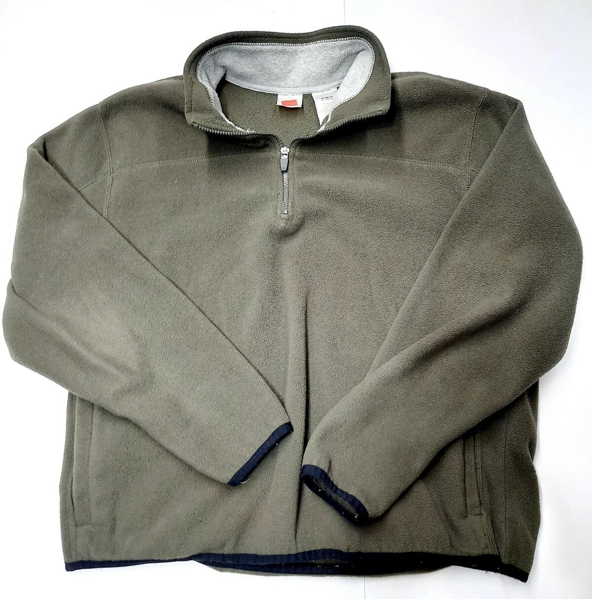 Vintage Hanes 1/4 Zip Fleece menu0026#039;s medium Pullover Sweatshirt | eBay