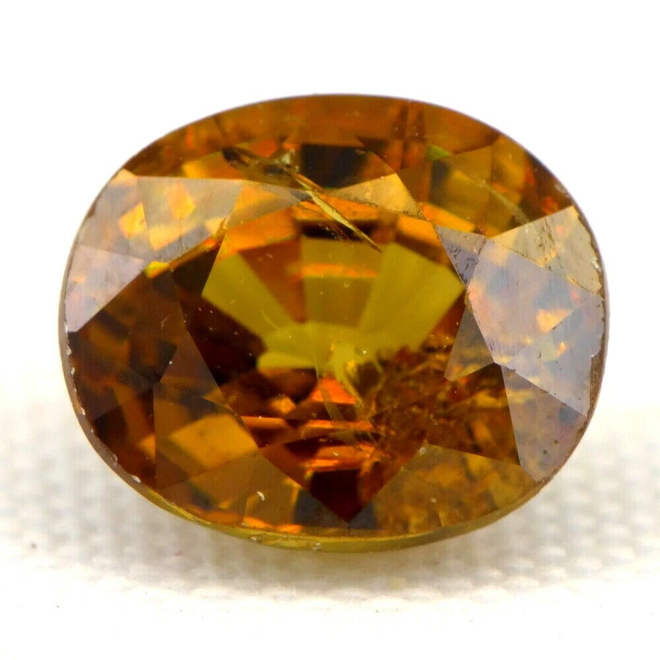 SHOLA GLC Zertifiziert 1,29 Ct Natürlicher Demantoid Granat aus Russland - Bild 2 von 4