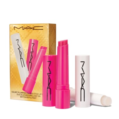 Mac Squirt Plumping Gloss Stick Lip Duo CLEAR / AMPED - 0.08 Oz. / 2.3 g EACH