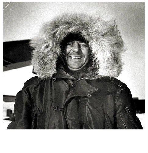 Parka Fliegerjacke dunkelblau kaltes Wetter Fellkapuze - Bild 13 von 31