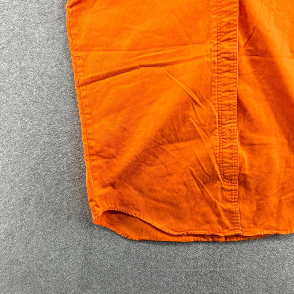 Tony Stewart 20 Button Up Shirt Mens Size Large Orange Sleeveless Nascar - Image 2 of 4