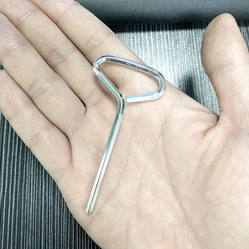 10pcs Silver Hex Key Solid Metal Door Key For Push Bar Panic Exit