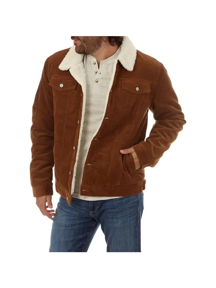 NWT PX Mens Corduroy Sherpa Lined Aviator Jacket Size XL | eBay