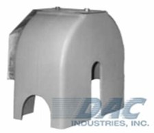 DAC Industries Universal Polyethylene Cantilever Gate Roller Cover - Choose Top