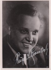 RUPERT GLAWITSCH Oper Tenor Original Autogramm signierte Postkarte 50er Jahre