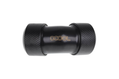 Alphacool Eiszapfen 16mm HardTube Anschraubtülle 45° L-Verbinder Plexi- Messingr