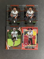 Chris Evans 4-card ROOKIE lot '21 Playbook Purple+Select (x2)+Absolute - PWE!