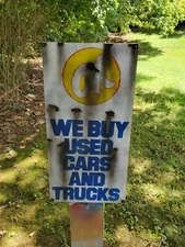 OK Chevrolet Gm Used Cars Speed Shop Sign 24x12" Vintage Look NHRA Drag VTG