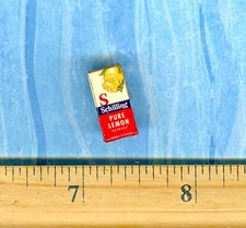 Dollhouse Miniature  Size Extract Pure Lemon Box