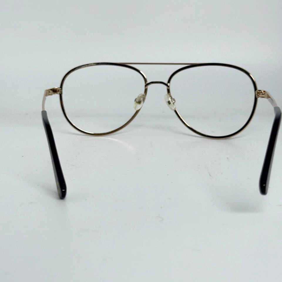 Nautica NLS6008 003 黑色金色眼镜框 57-16 H19627 — 第 3/4 张图片