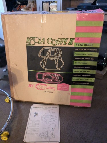 Vintage 1980s Century Hoola Coupe II Complete In Box Excellent Condition