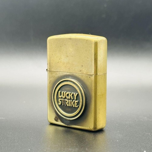 Zippo LUCKY STRIKE Brass Gold Matte