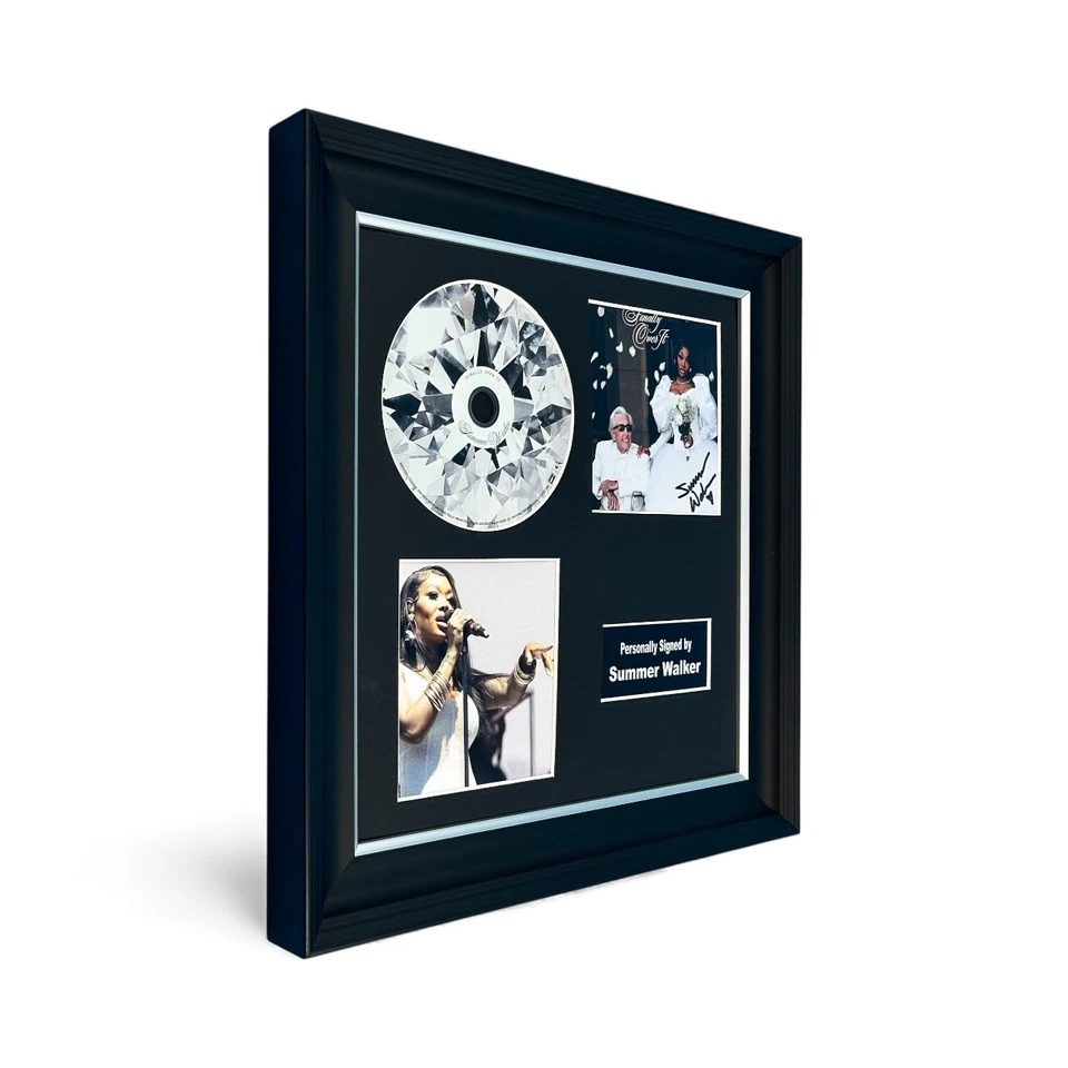 Summer Walker SIGNED Finally Over It Luxury CD Photo Display & COA Autograph - Image 2 of 4