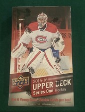 2015-16 Upper Deck Series 1 Hockey Factory Sealed Hobby Box (Connor McDavid RC)