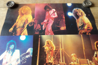 VTG 1970s 1979 Original Led Zeppelin Poster 28