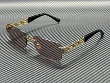 VERSACE VE2298 10021T Gold Pink Mirror Men's 58 mm Sunglasses