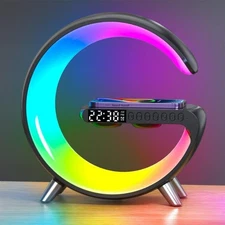 Multi Functional Wireless Charger Atmosphere Lamp, Intelligent Bluetooth Speaker