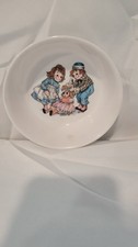 VINTAGE 1969 ONEIDA DELUXE 3258 RAGGEDY ANN AND ANDY PLASTIC BOWL - CHARMING