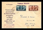 Dr Jim Stamps Cover Ddr East Germany Fdc 5Th Anniv 2V Set & Stamp On Back