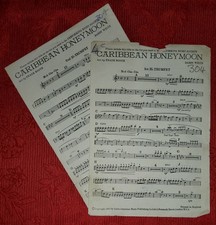 Caribbean Honeymoon Sheet Music For 1st/2nd Trumpet. Ref00074