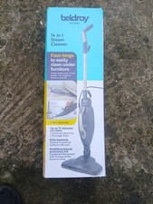 Beldray Steam Cleaner 14-in-1 Floor/Garments/Upholstery 350 ml Water Tank 1300W