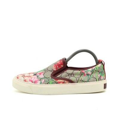 Gucci Damen Slip-On-Sneaker EU 38 Blumen Slip-On GG beige bunt