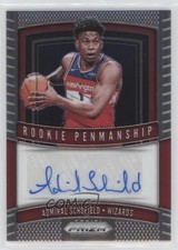 2019-20 Panini Prizm Rookie Penmanship Admiral Schofield #RP-ASF Auto 0nm7