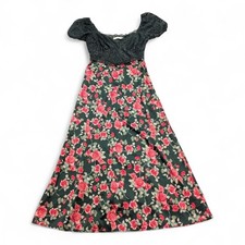 Altar'd State Lace Bodice Floral Maxi Dress  Size S