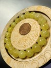 9.6mm Rare High-Grade Australian Golden Prehnite Bracelet — photo 7